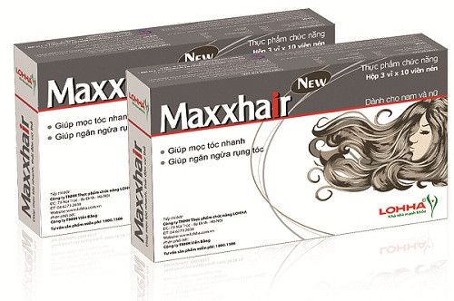 Maxxhair là sản phẩm chứa các hoạt chất hướng tới 3 công dụng: 1