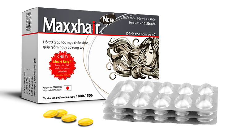 Sử dụng Maxxhair - Viên uống cải thiện rụng tóc hiệu quả 1