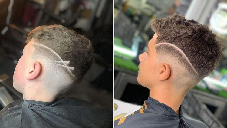 Tóc Pompadour vuốt dựng