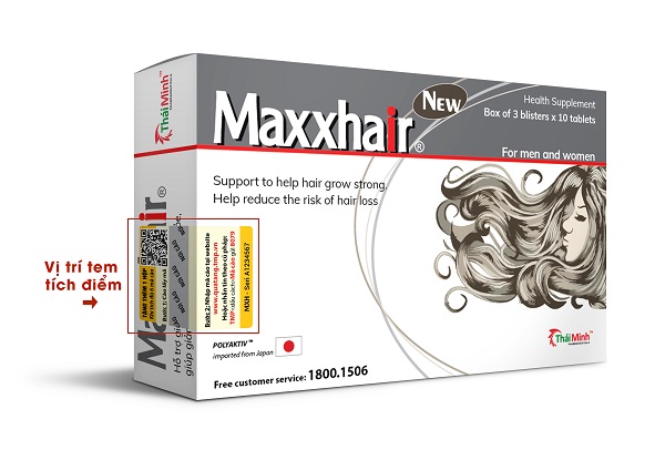 Giá bán Maxxhair và ưu đãi Mua 6 tặng 1 1