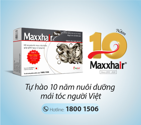 Kích thích mọc tóc nhanh với viên uống Maxxhair 1