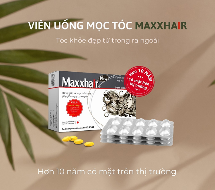 Maxxhair - Tóc chắc khỏe, chẳng còn gàu 1