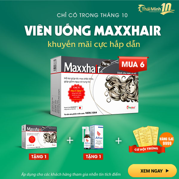 Chương trình khuyến mại Maxxhair như sau: 2