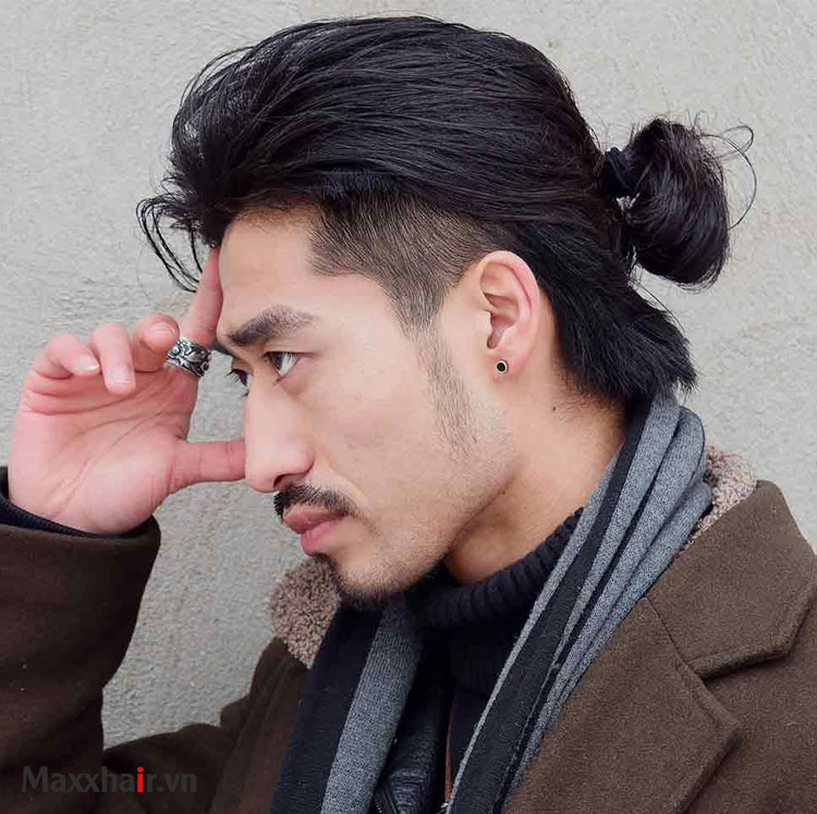 Tóc búi (Man bun) 1