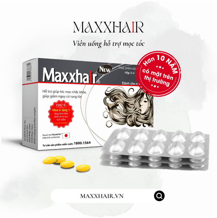 Maxxhair - Tóc đen bóng, không gãy rụng 1