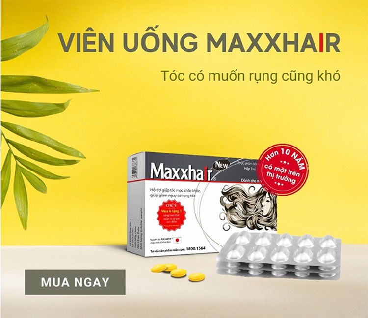 Maxxhair - Giải pháp giảm rụng tóc an toàn, ngừa hói đầu hiệu quả 1