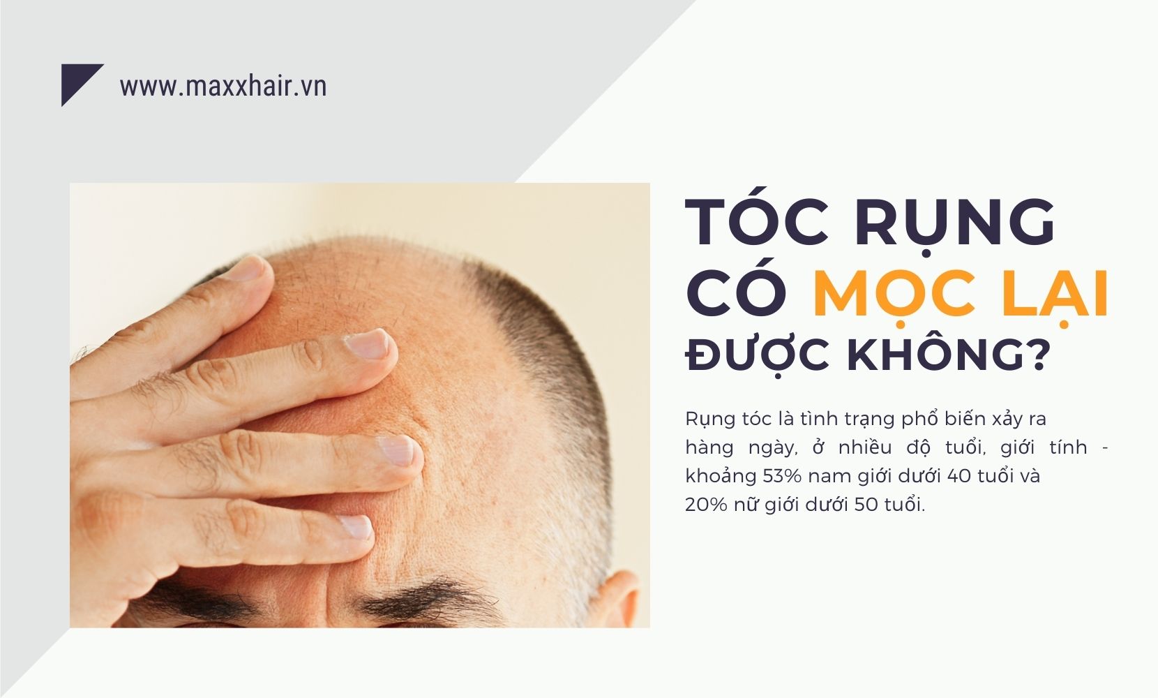 Tóc rụng có mọc lại được không?