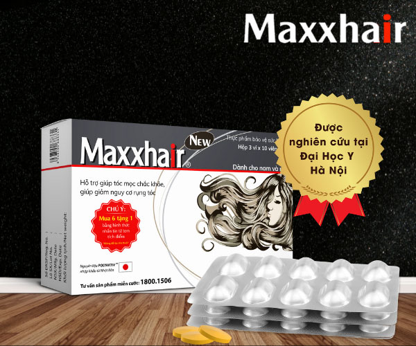 Ưu điểm của Viên mọc tóc Maxxhair: 1