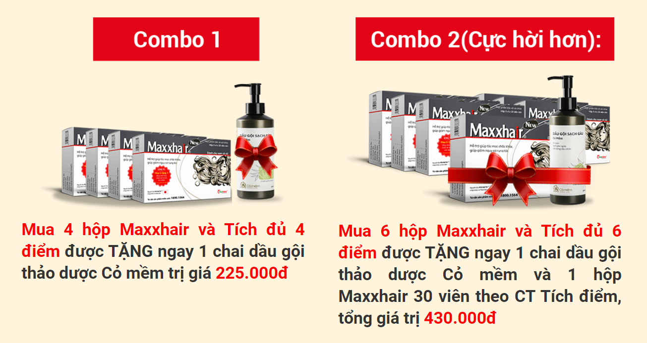 Tích điểm Maxxhair - Nhận hàng ngàn Quà tặng nhân dịp 20/10 2