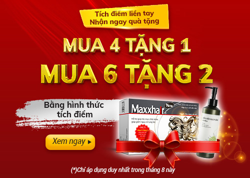 Tích điểm Maxxhair - Nhận hàng ngàn Quà tặng nhân dịp 20/10