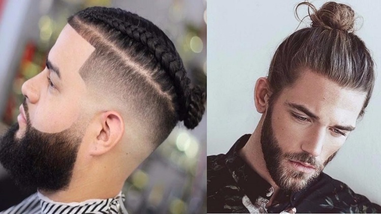 Kiểu tóc búi cao Man Bun