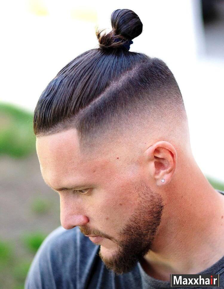 Cắt tóc Man Bun cực ngầu cho nam mặt tròn béo